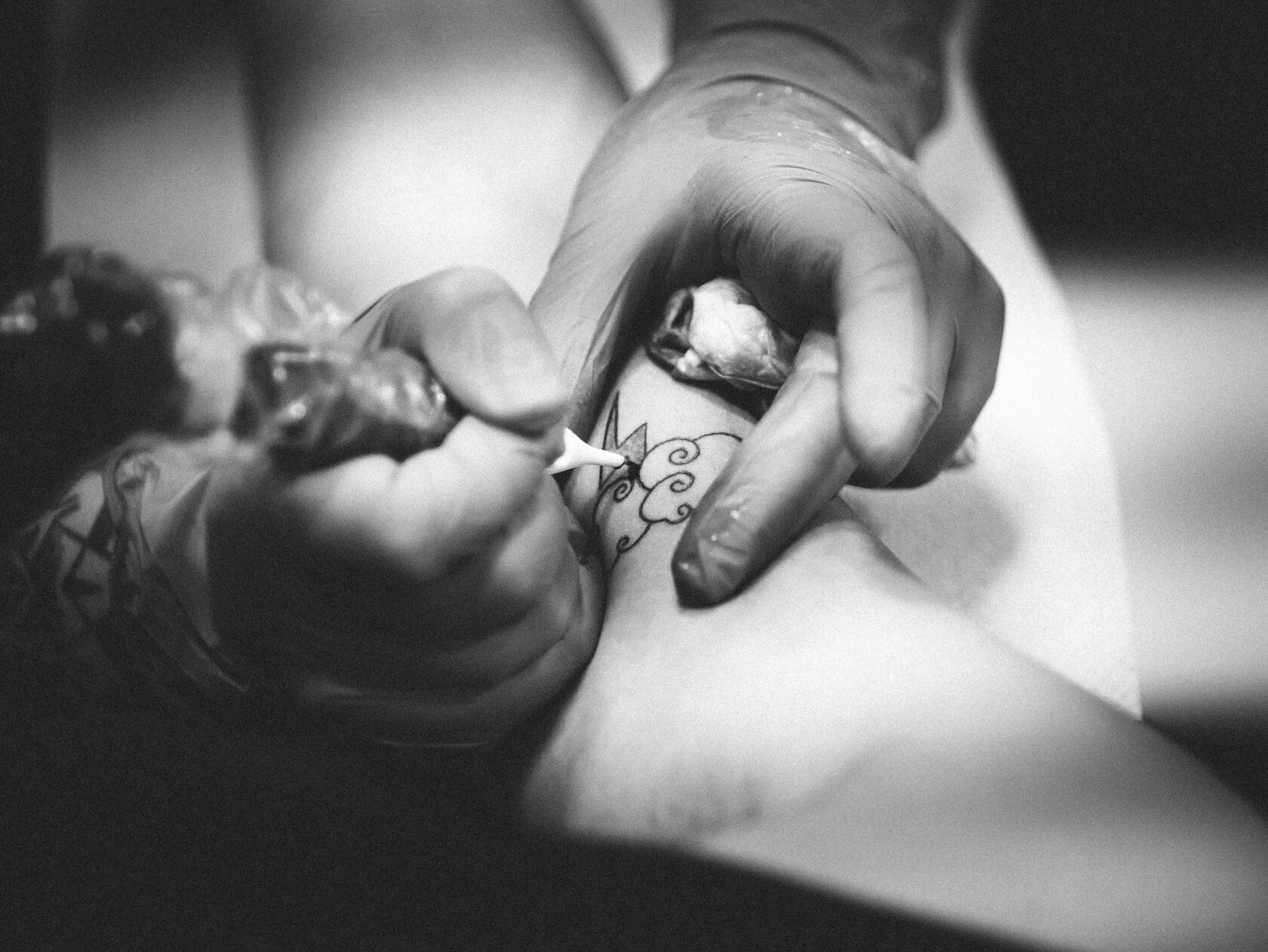 Fine line tattoo example