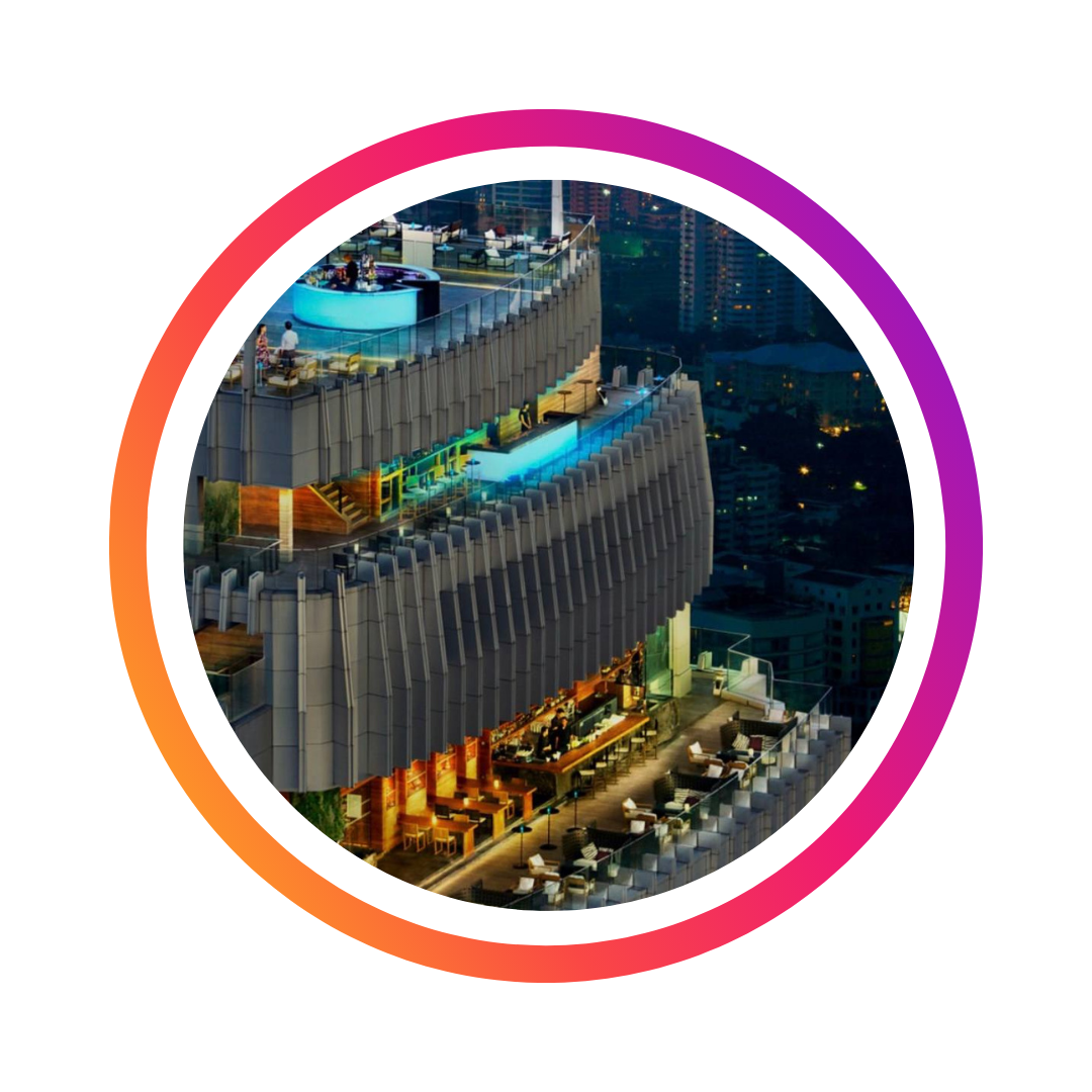 логотип roof top бара Octave в Бангкоке