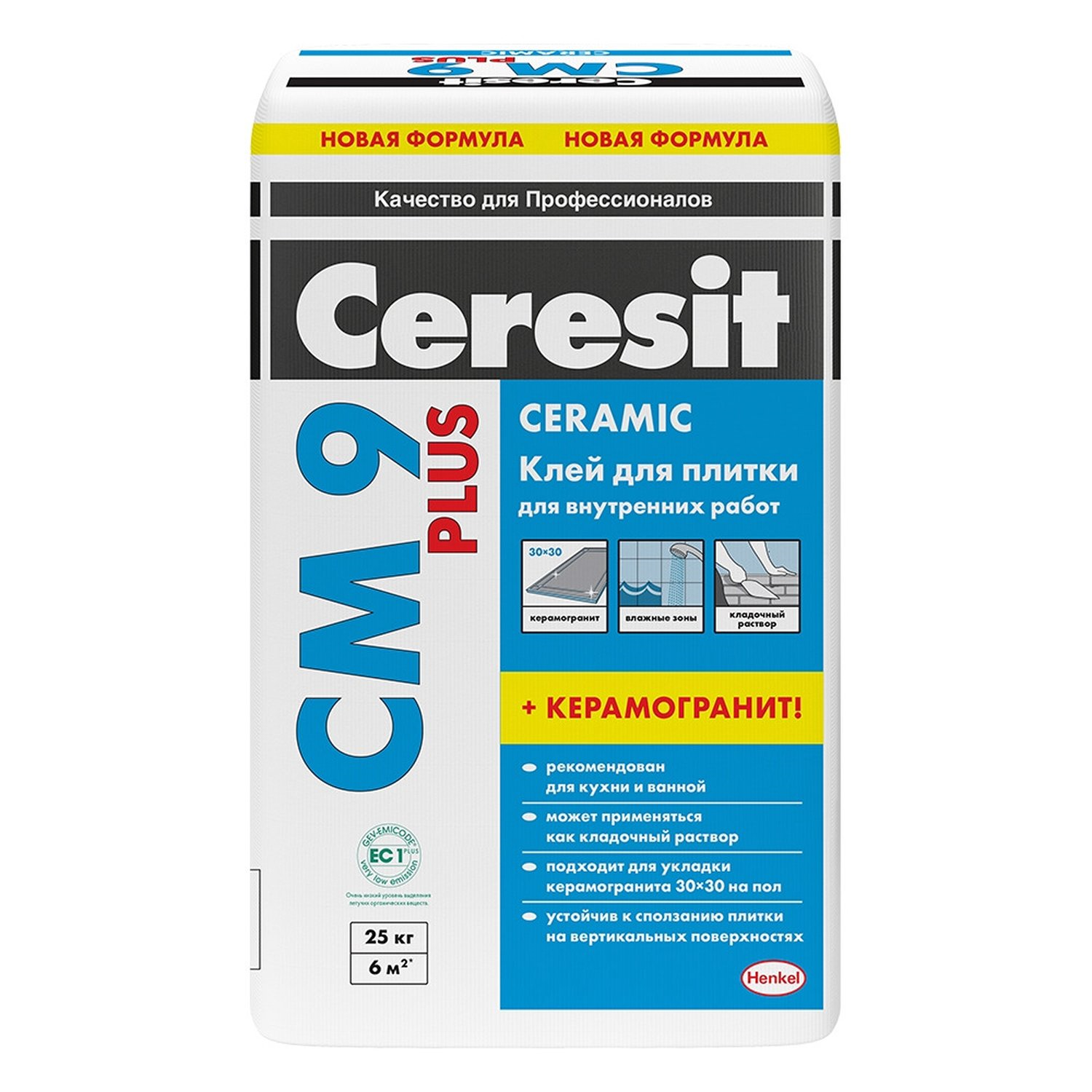 Ceresit CM 9 клей для плитки 25 кг