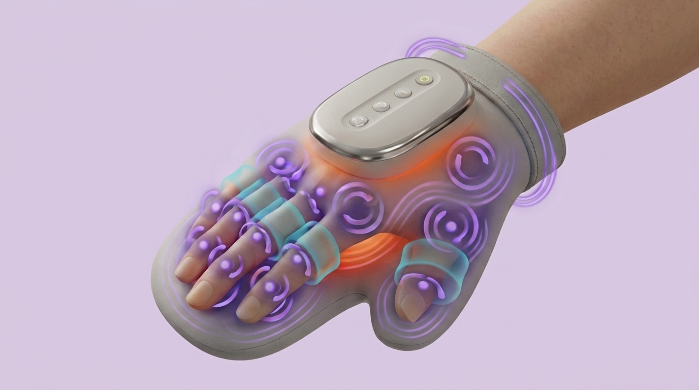 Massage pressure point wearable device