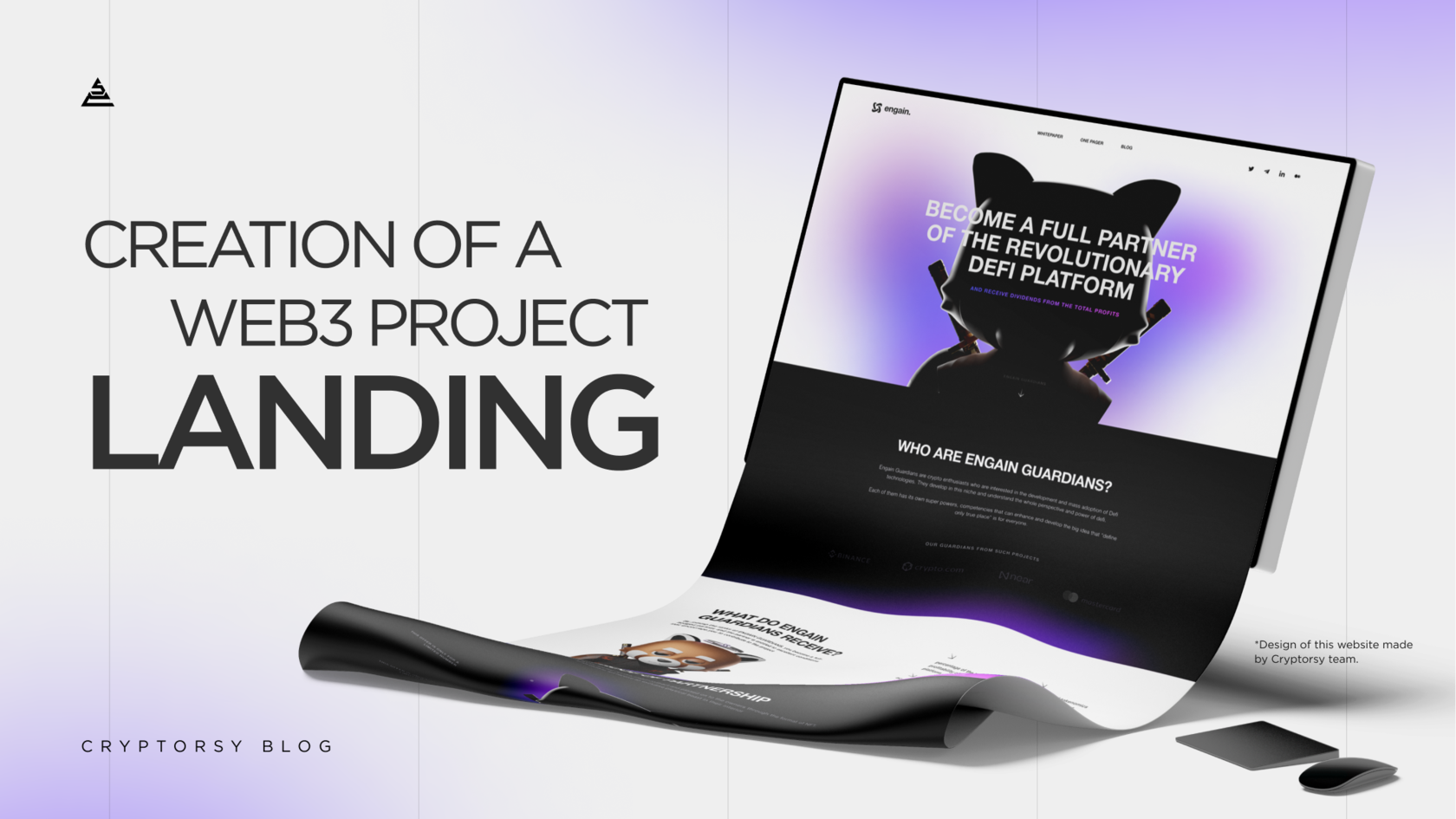 Web3 project Landing