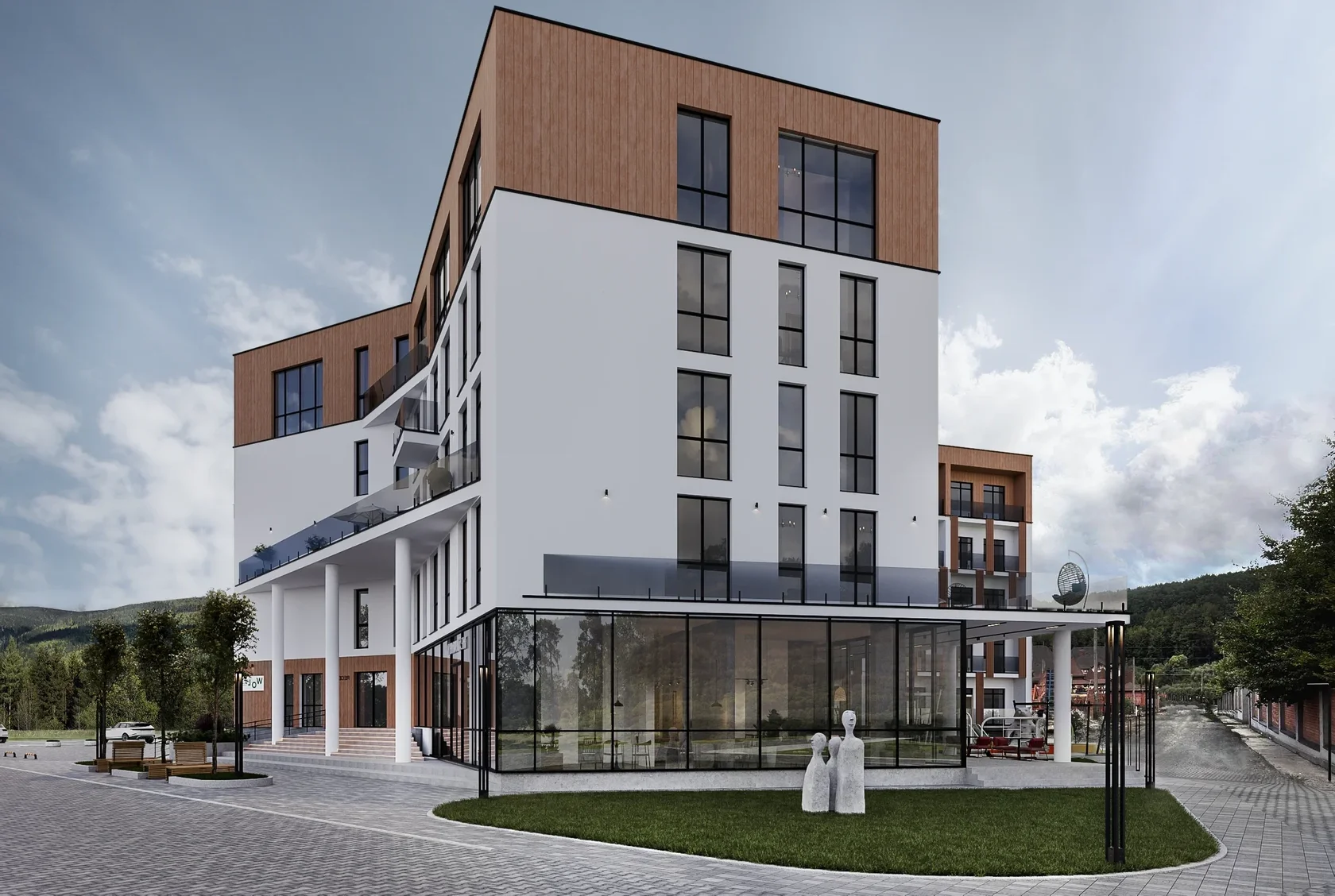 WOL GREEN — таунхауси та готель у Закарпатті