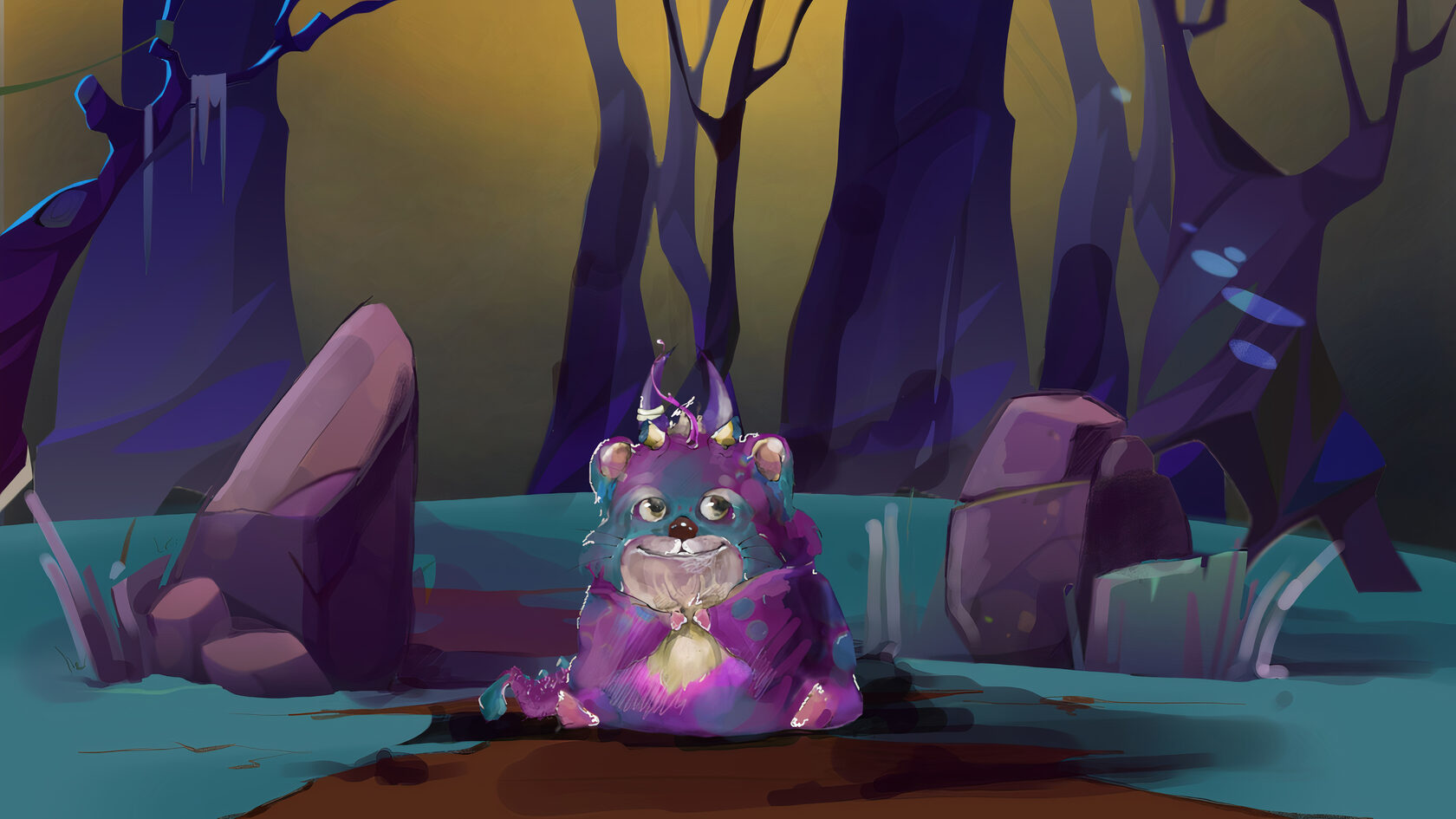 Monster illustration Yugen Branding