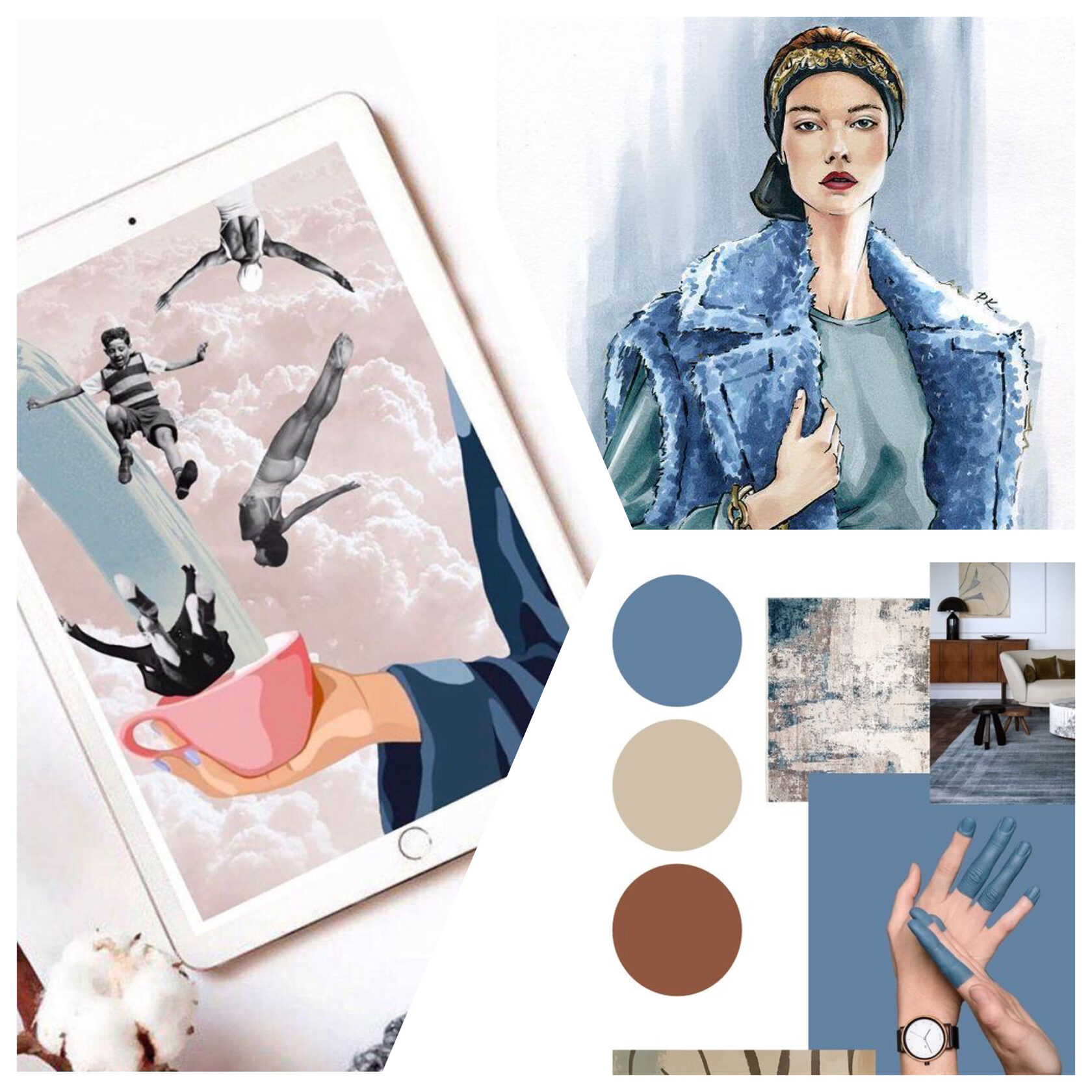 образец moodboard