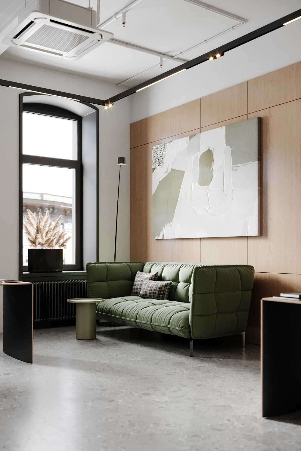This modern office for a young IT company is located in the historic 