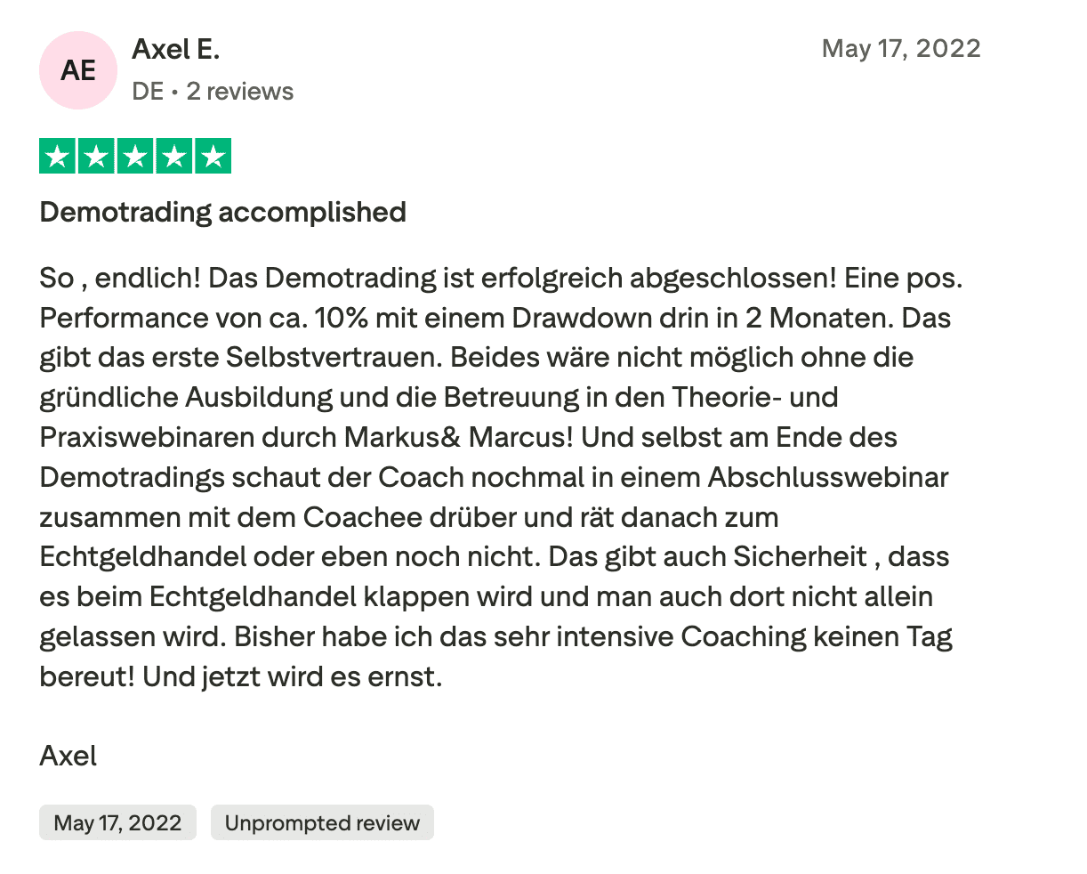 Teilnehmer-Bewertung
