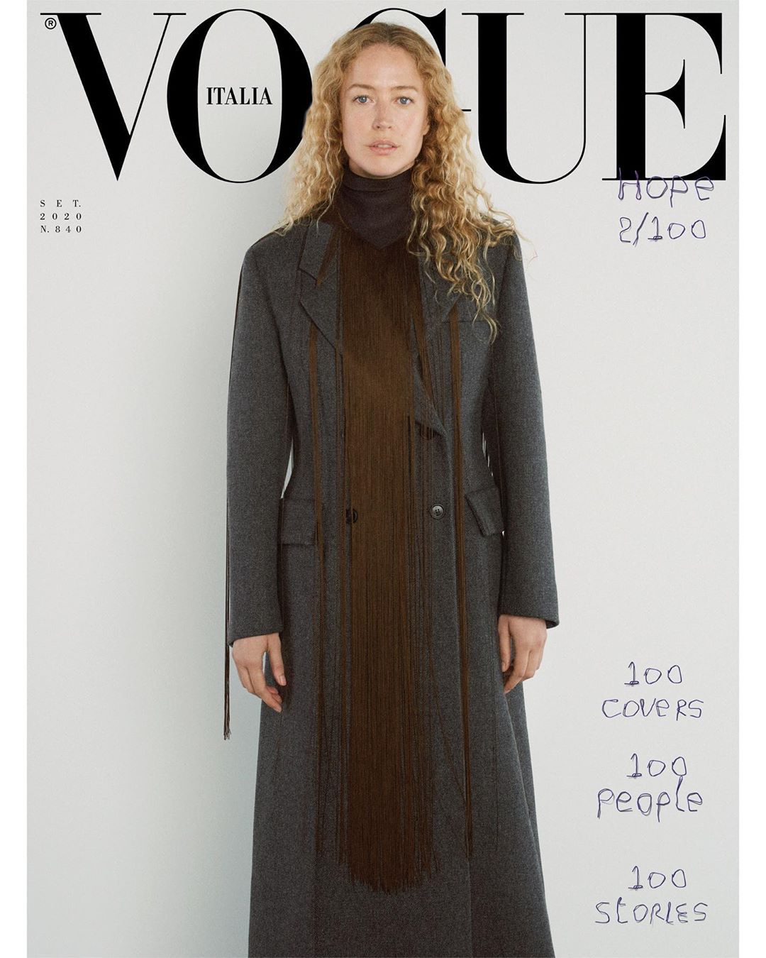 Новий номер Vogue Italia вийшов зі 100 обкладинками