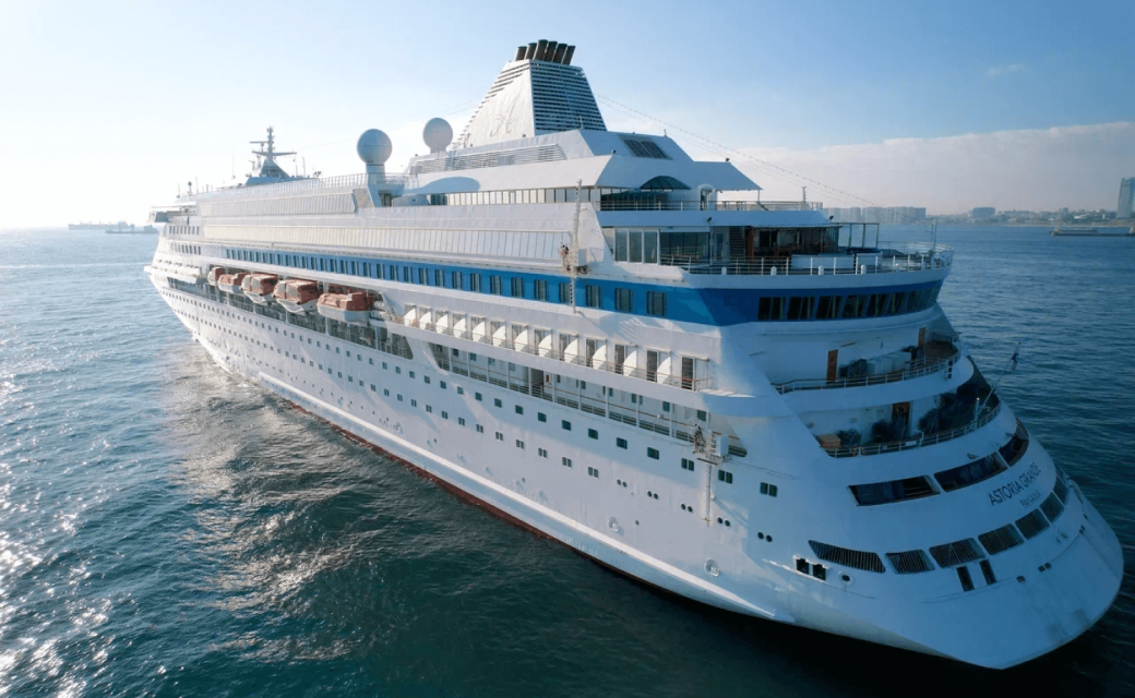 Photo of the Bitcoin Odyssey cruise ship