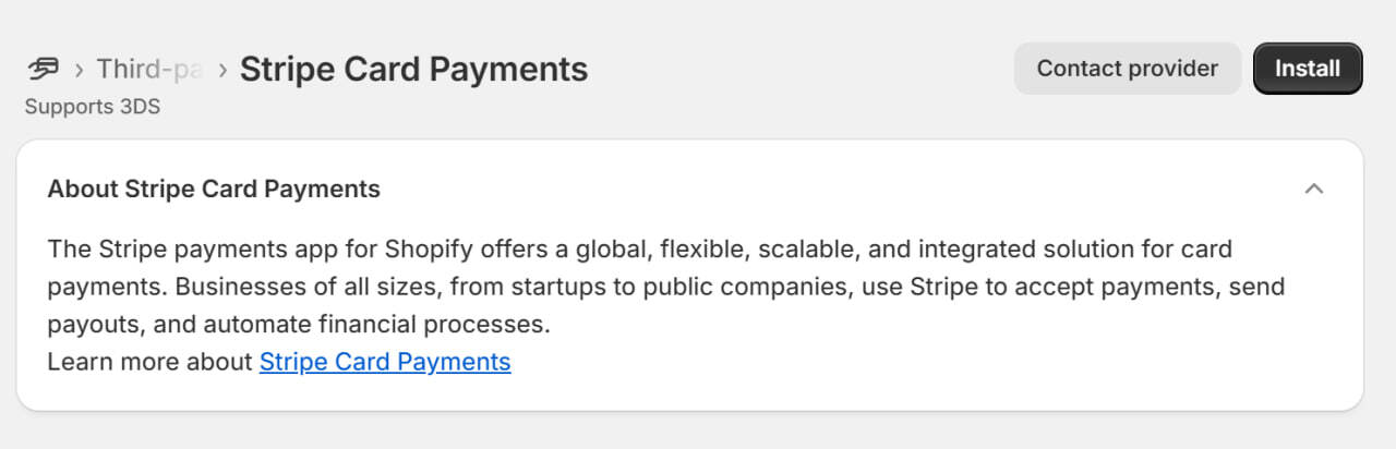 stripe card payments integration