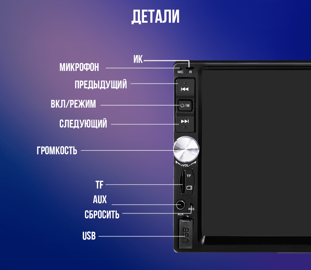 Японская 2-din магнитола в авто купить в интернет-магазине Banch