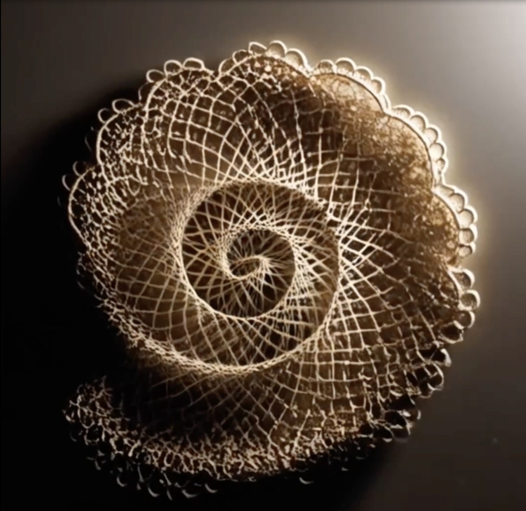 Generative lace — Unweaving Memory