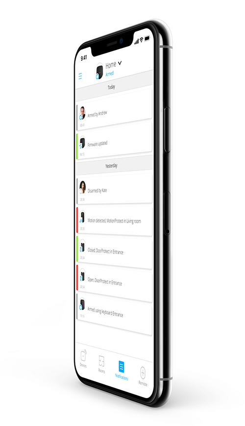 Ajax aplicatie sistem de alarama fara fir 