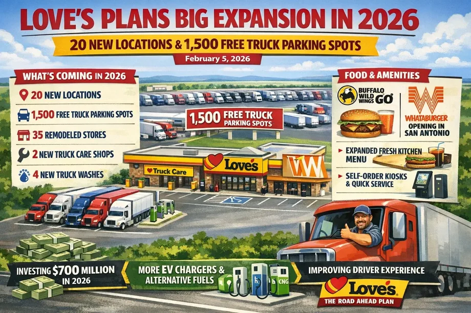 Love’s Expands in 2026