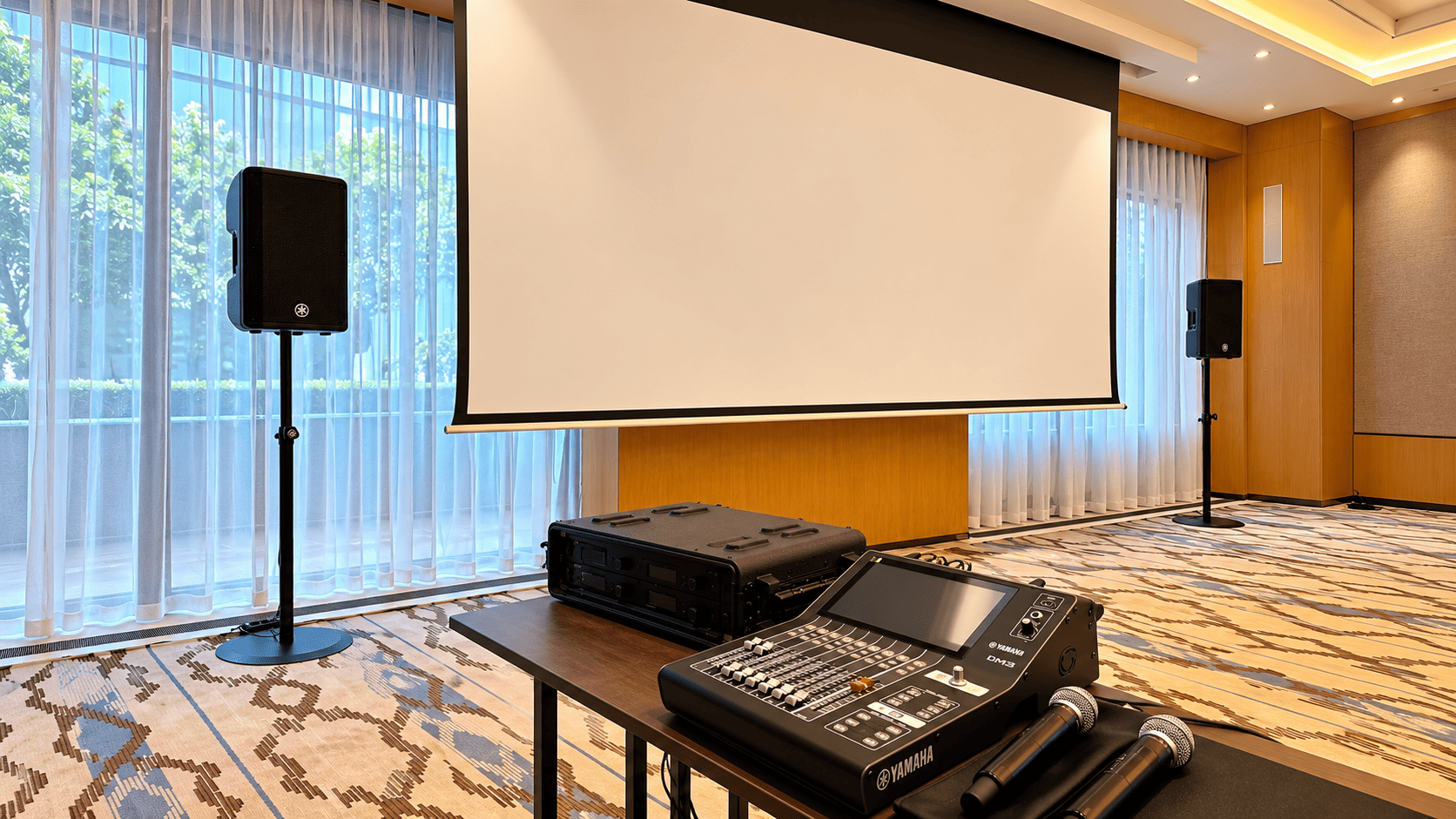 Delegate microphone console