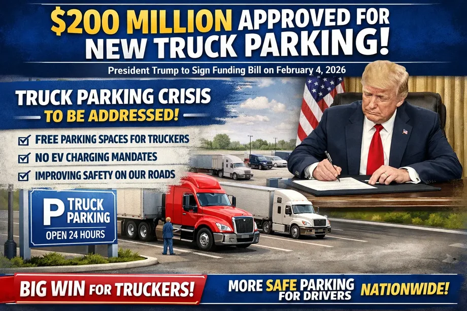 $200 Million Approved for New Truck Parking Across the U.S.