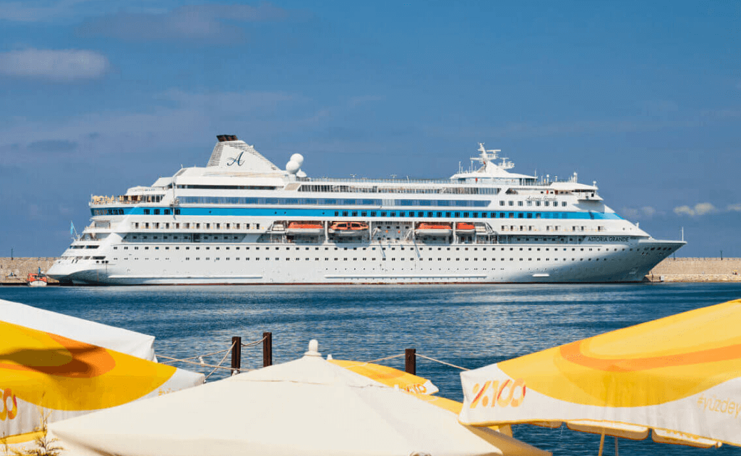 Photo of the Bitcoin Odyssey cruise ship