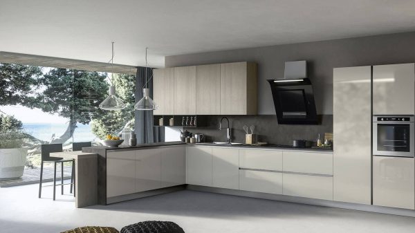 фасад кухни эмаль или акрил