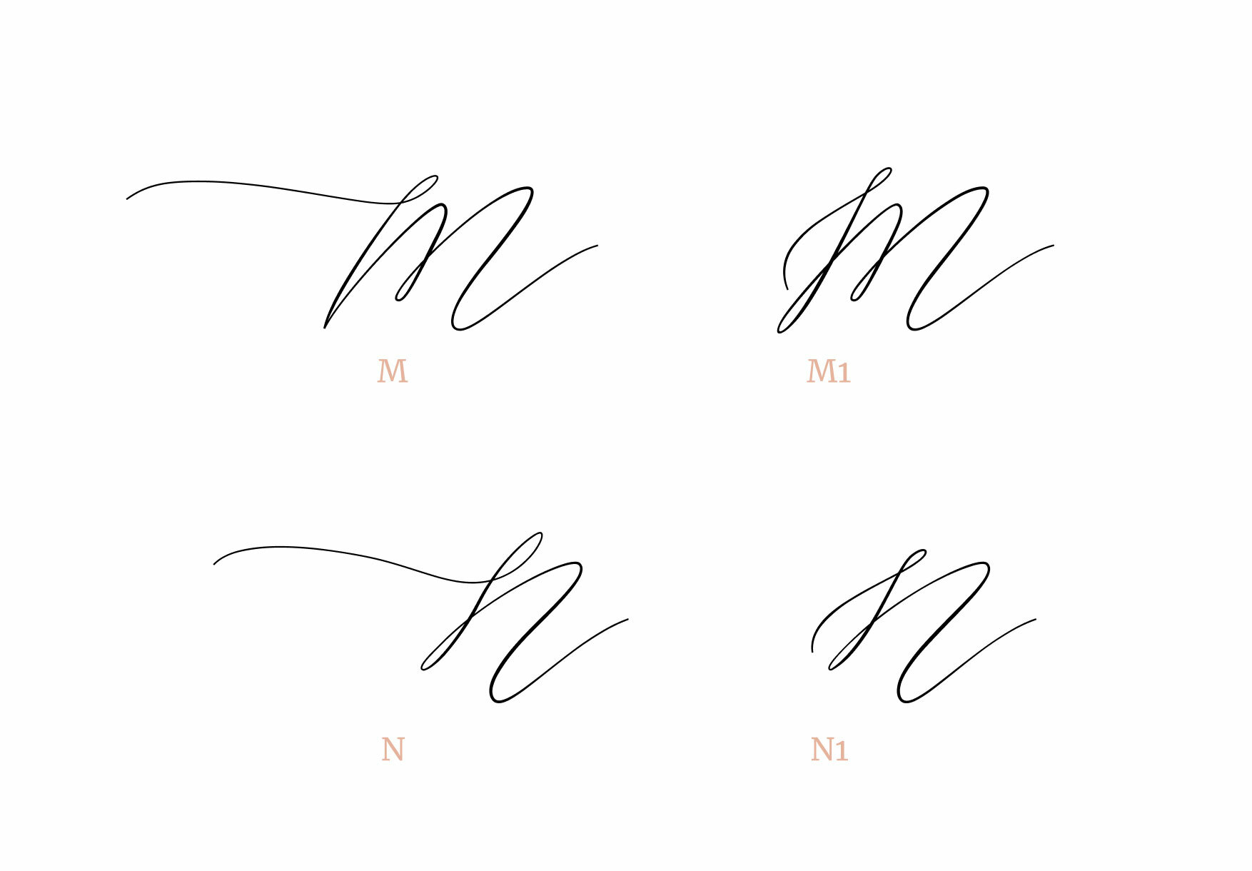 Dolce Vita, font, Alternates