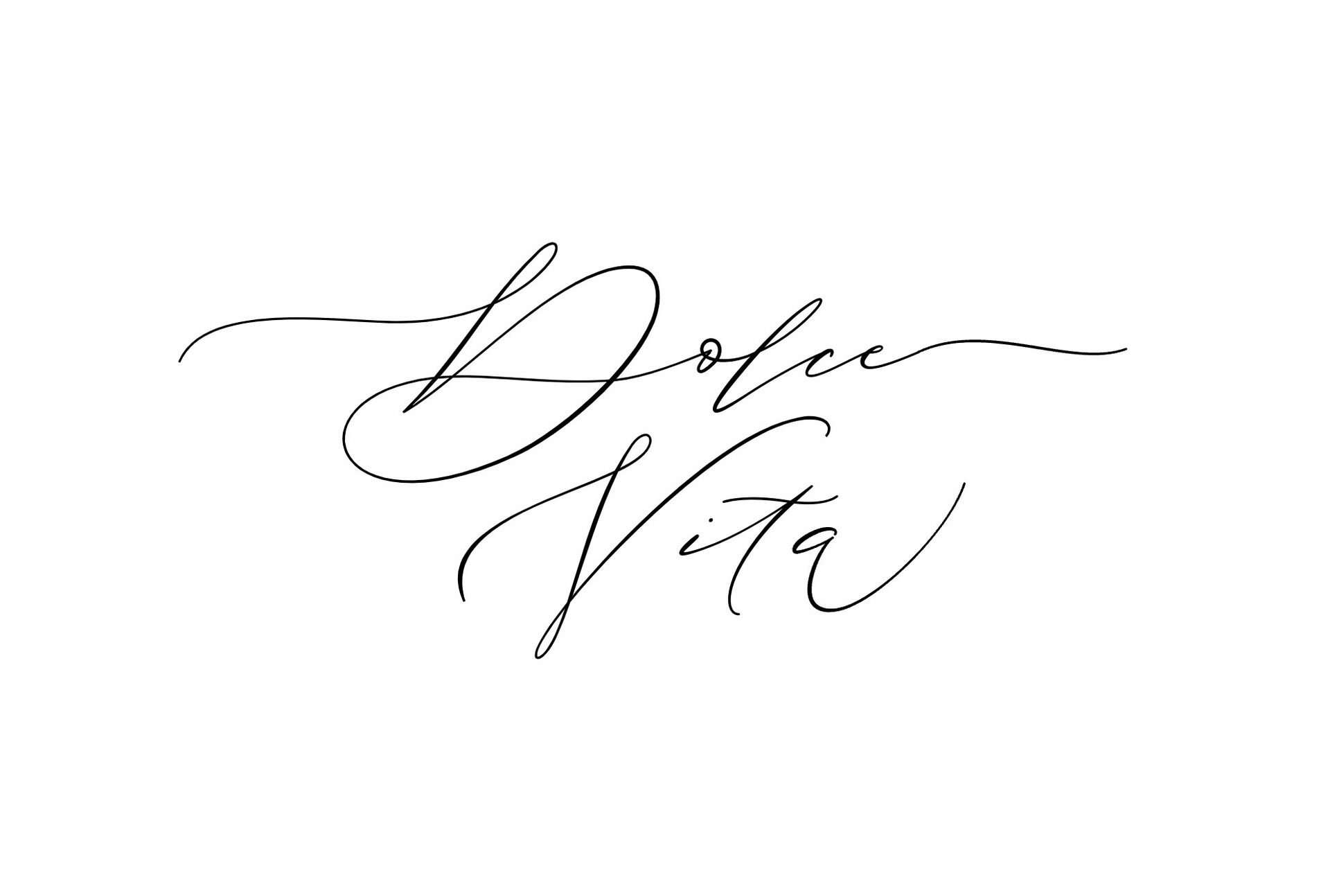 Dolce Vita, free font, demo version