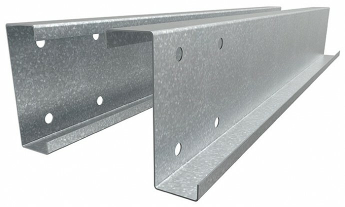 Розміщення отворів у профілях типу С і Z