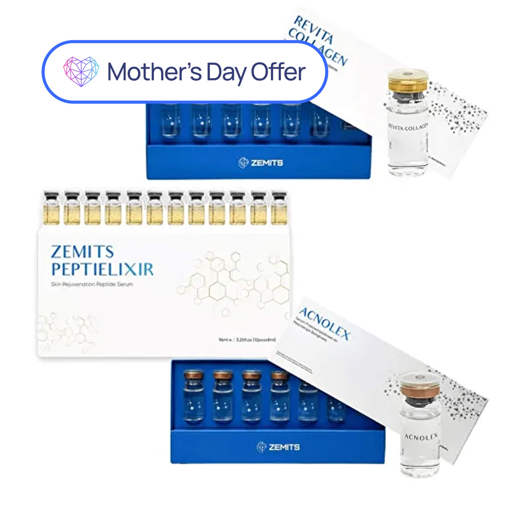 Zemits Meso Serums Full Kit Advanced Skin Rejuvenation System