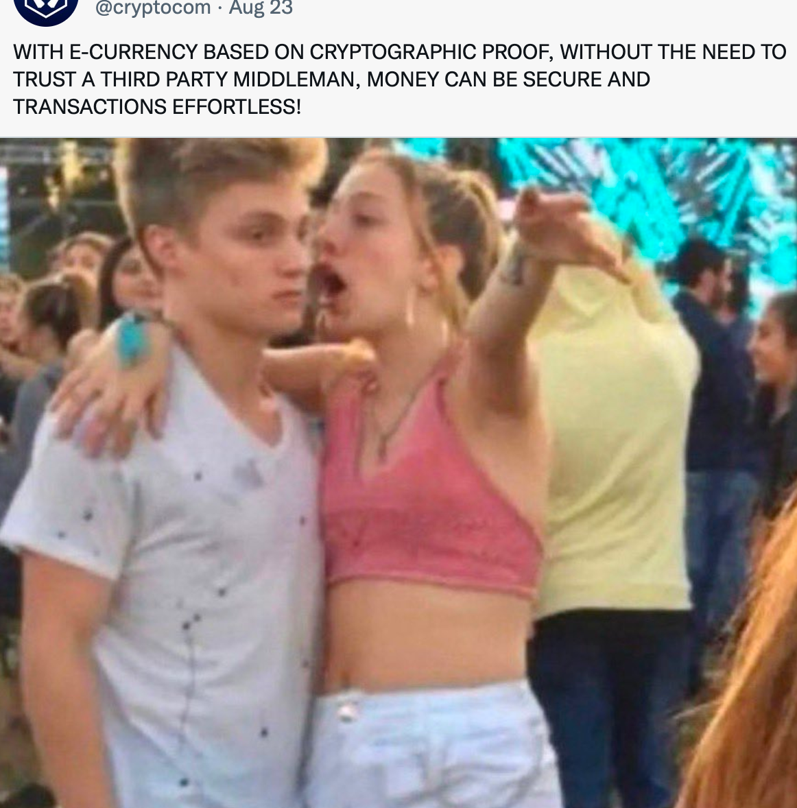 Crypto.com`s tweet meme