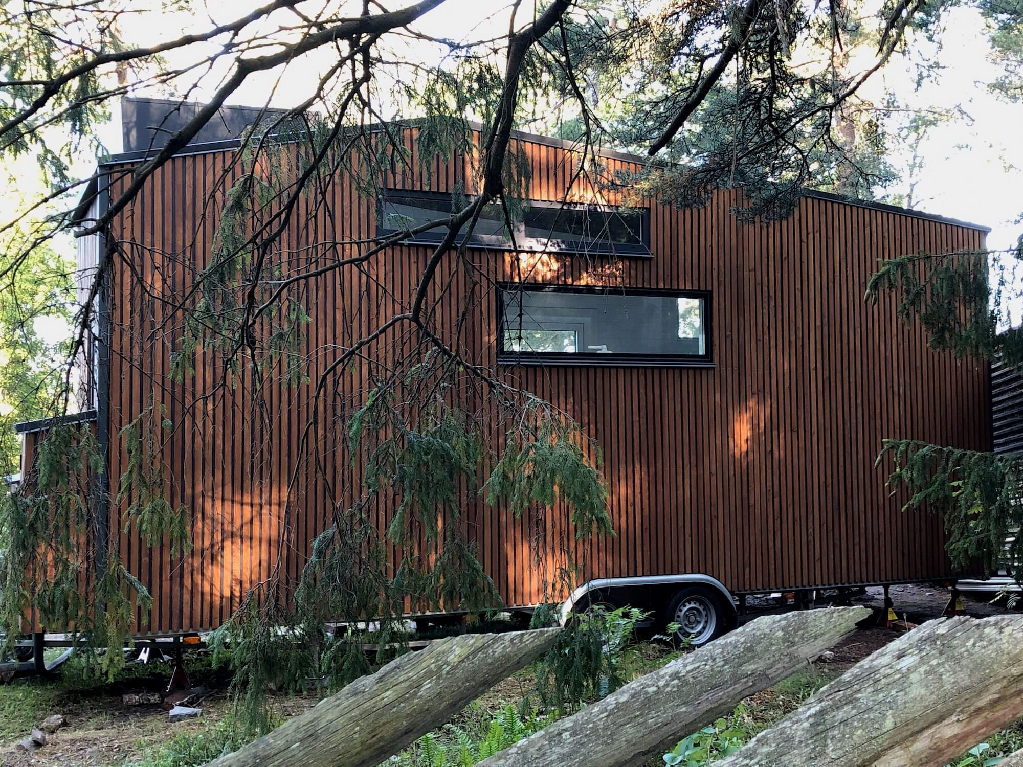 Будиночок між дерев