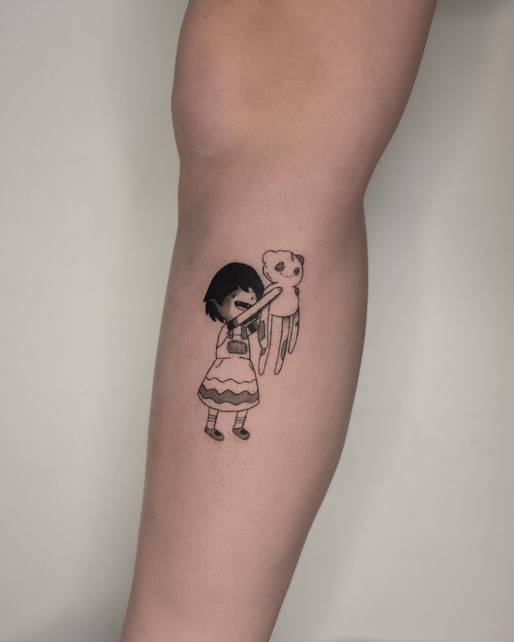 Работа ученика KAN TATTOO