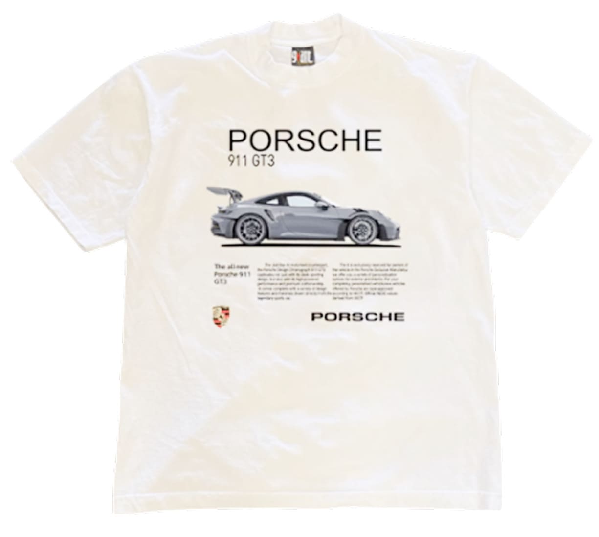 Купити білу футболку Porsche 911 GT3