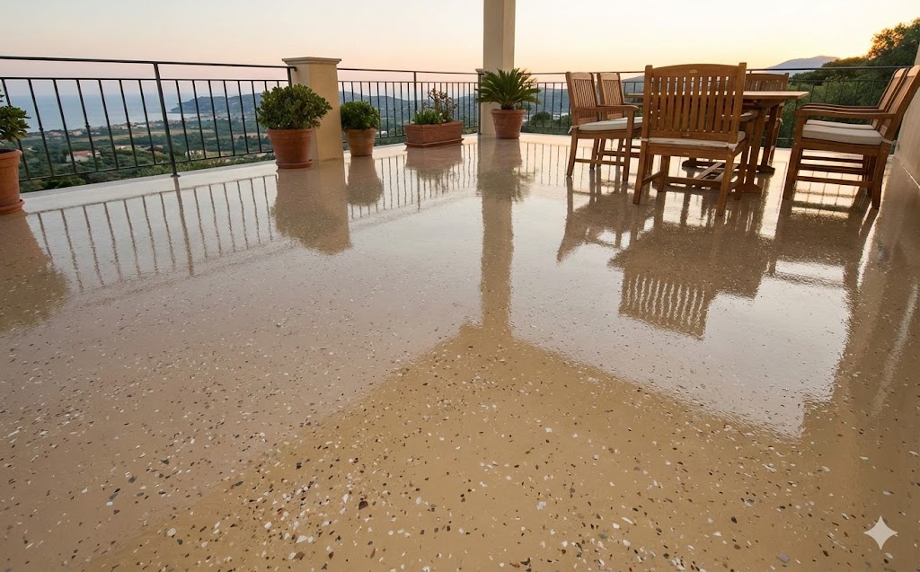 Епоксидна підлога для тераси