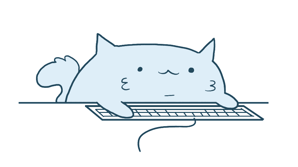 Awesome Typing Cat