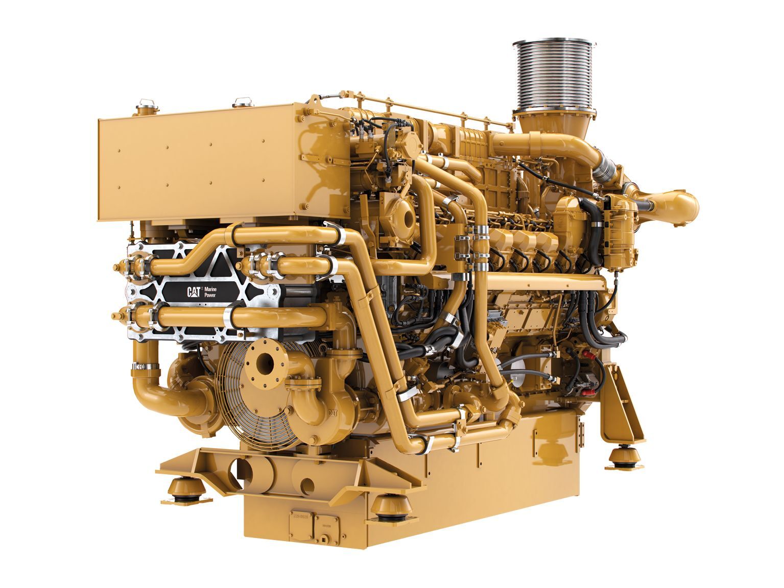 Caterpillar 3516 V16 diesel engine — CAT 3516 spare parts sourced by IWH from Turkey