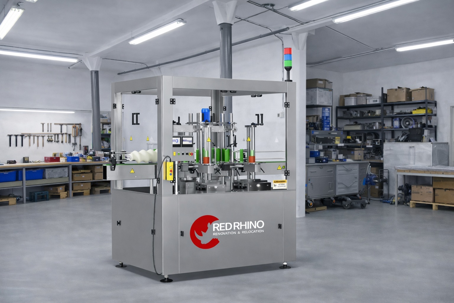 Automatic self-adhesive labeling machine