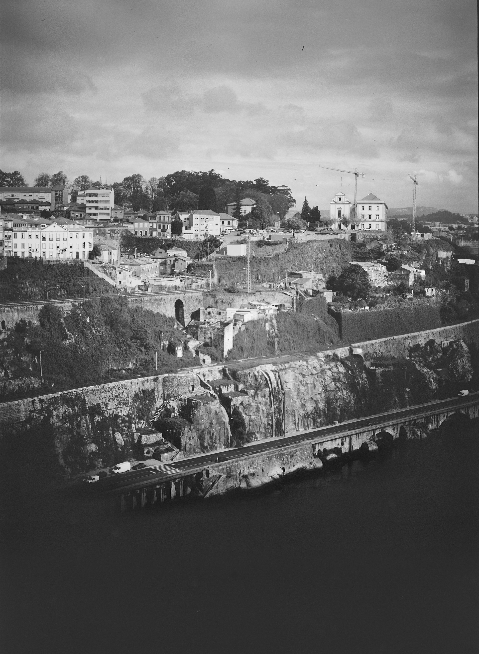 Porto: urban decay. Photo #2. The city's waterfront area. The Douro River