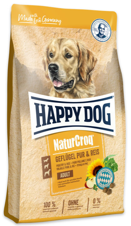 Happy Dog NaturCroq Geflugel Pur&Reis