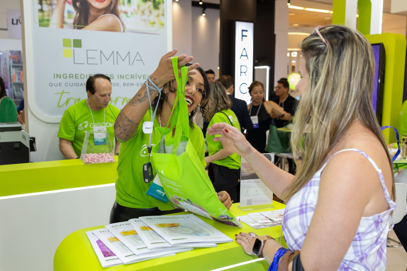 Imagem da LEMMA no evento do Congresso Brasileiro de Nutrologia junto com a Associação Brasileira de Nutrologia 