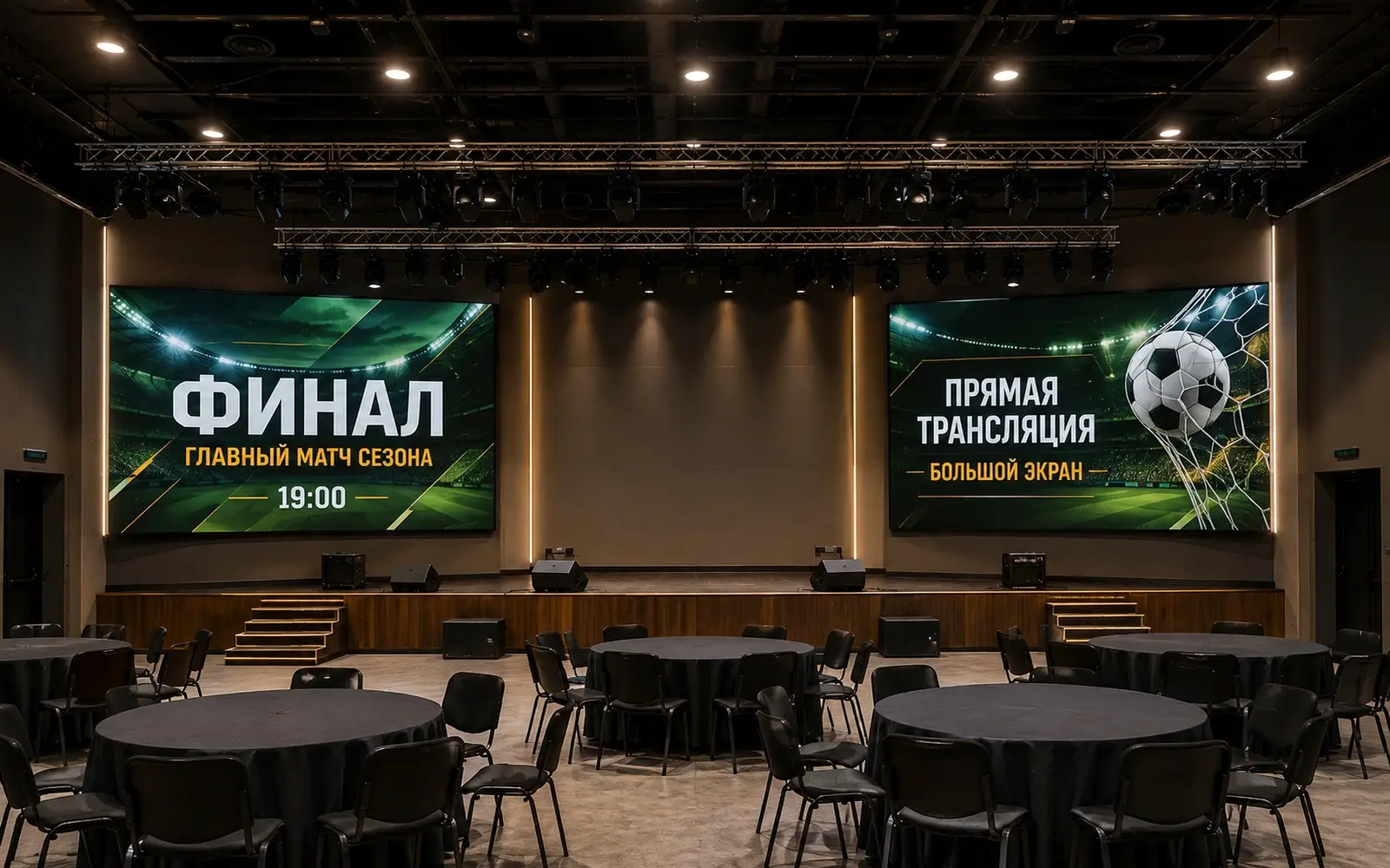 Интерьерный LED-экран для торгового центра в Благовещенске