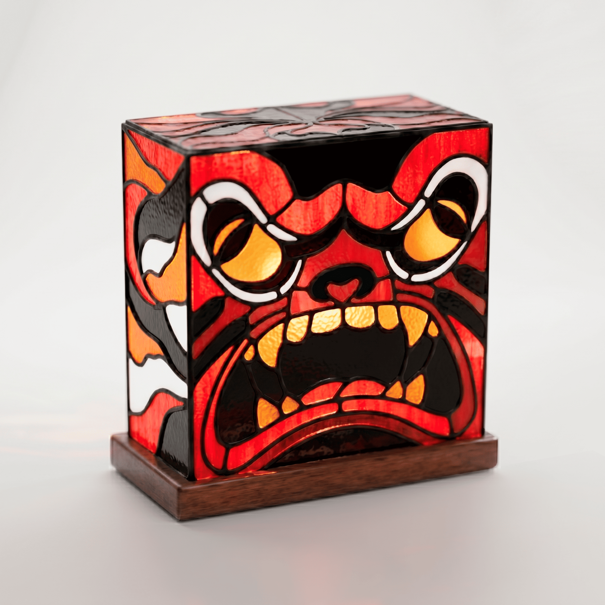 Demon Stained Glass Lamp