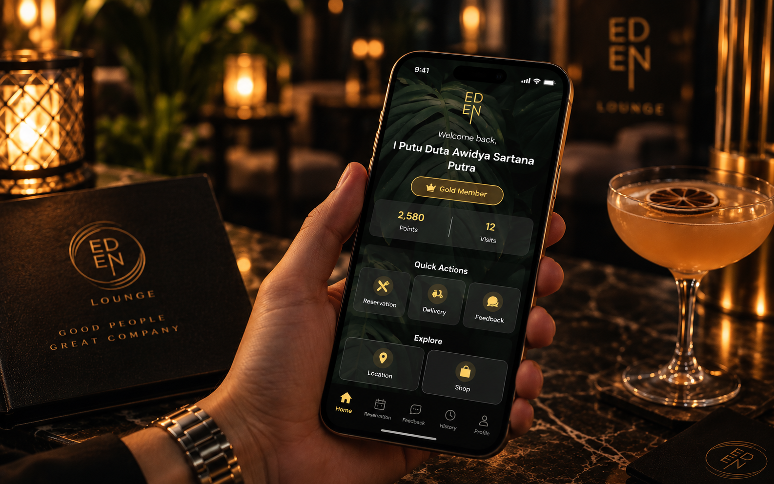 Promotions and Events feature