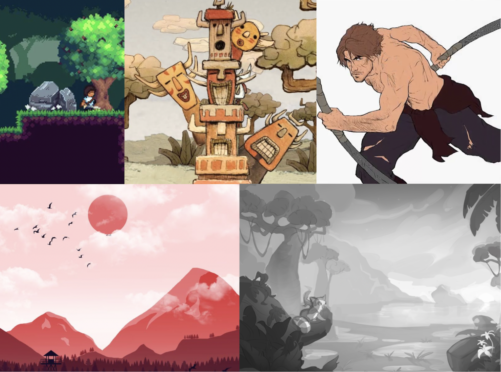Top 5 2D Game Art Pieces in Recent Years
