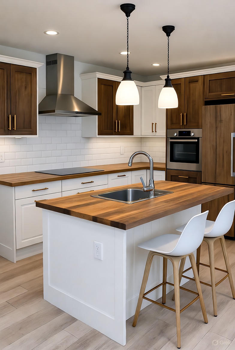 Elegant traditional kitchen with classic details