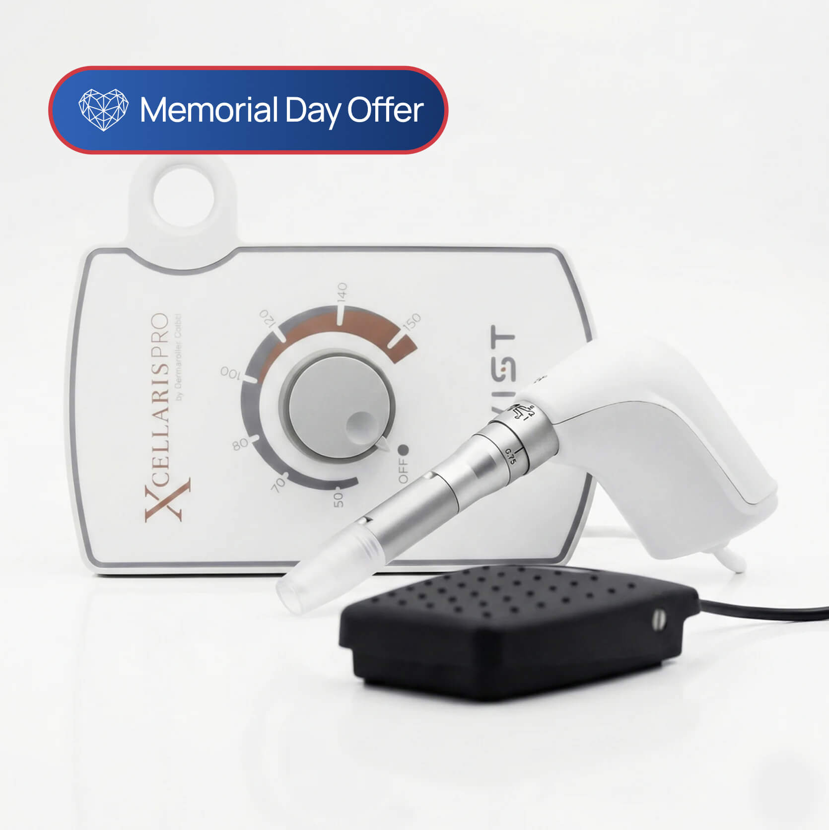 Velsolare 脱毛器 200K Shots XCellaris PRO Twist FDA-cleared Class II Microneedling System