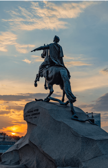 памятник петру первому медный всадник в Санкт-Петербурге