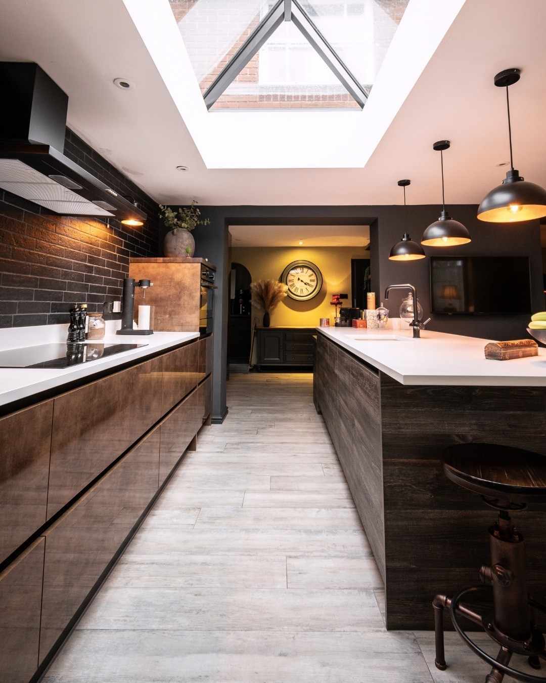 Luxury bespoke modern fitted kitchen design in Peterborough