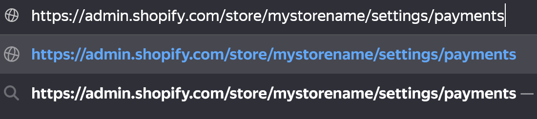 ссылка на сайт shopify