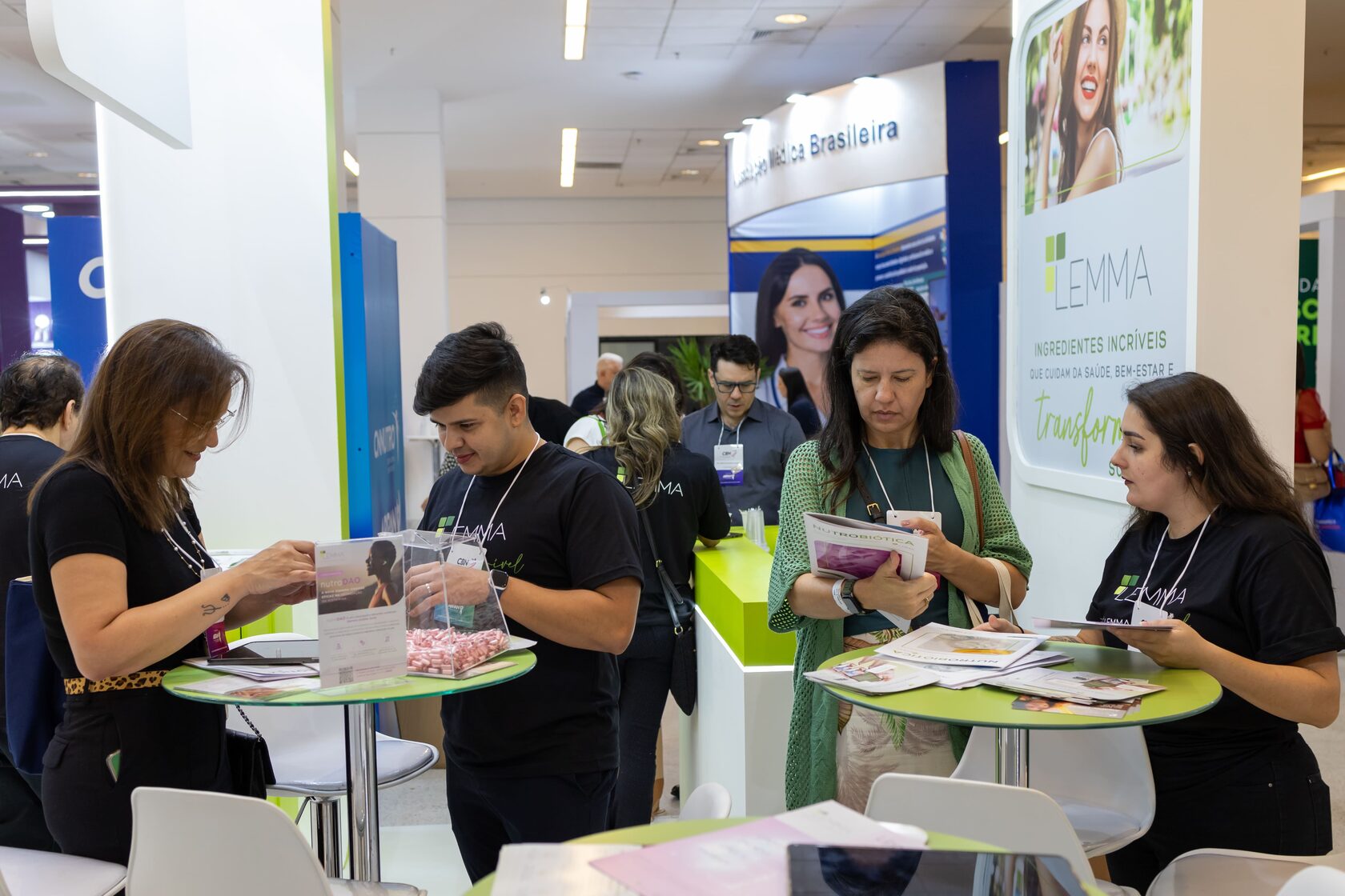 Imagem da LEMMA no evento do Congresso Brasileiro de Nutrologia junto com a Associação Brasileira de Nutrologia 