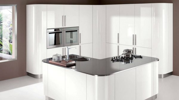 угловые радиусные кухни