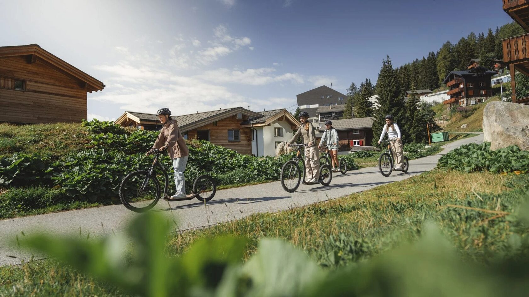 Trottinett auf der Bettmeralp