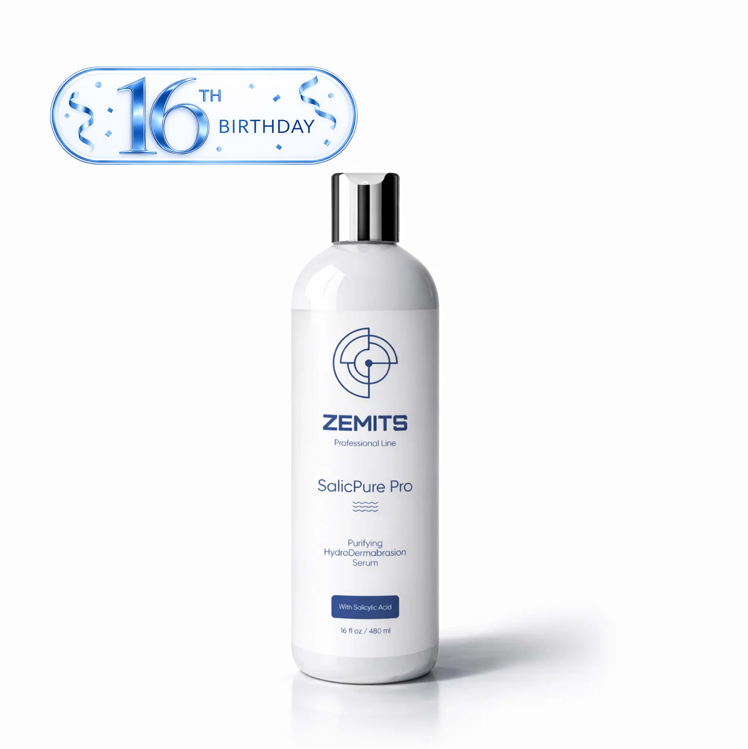 Zemits SALICPURE Skin Purifying HydroDermabrasion Serum, 16 fl oz