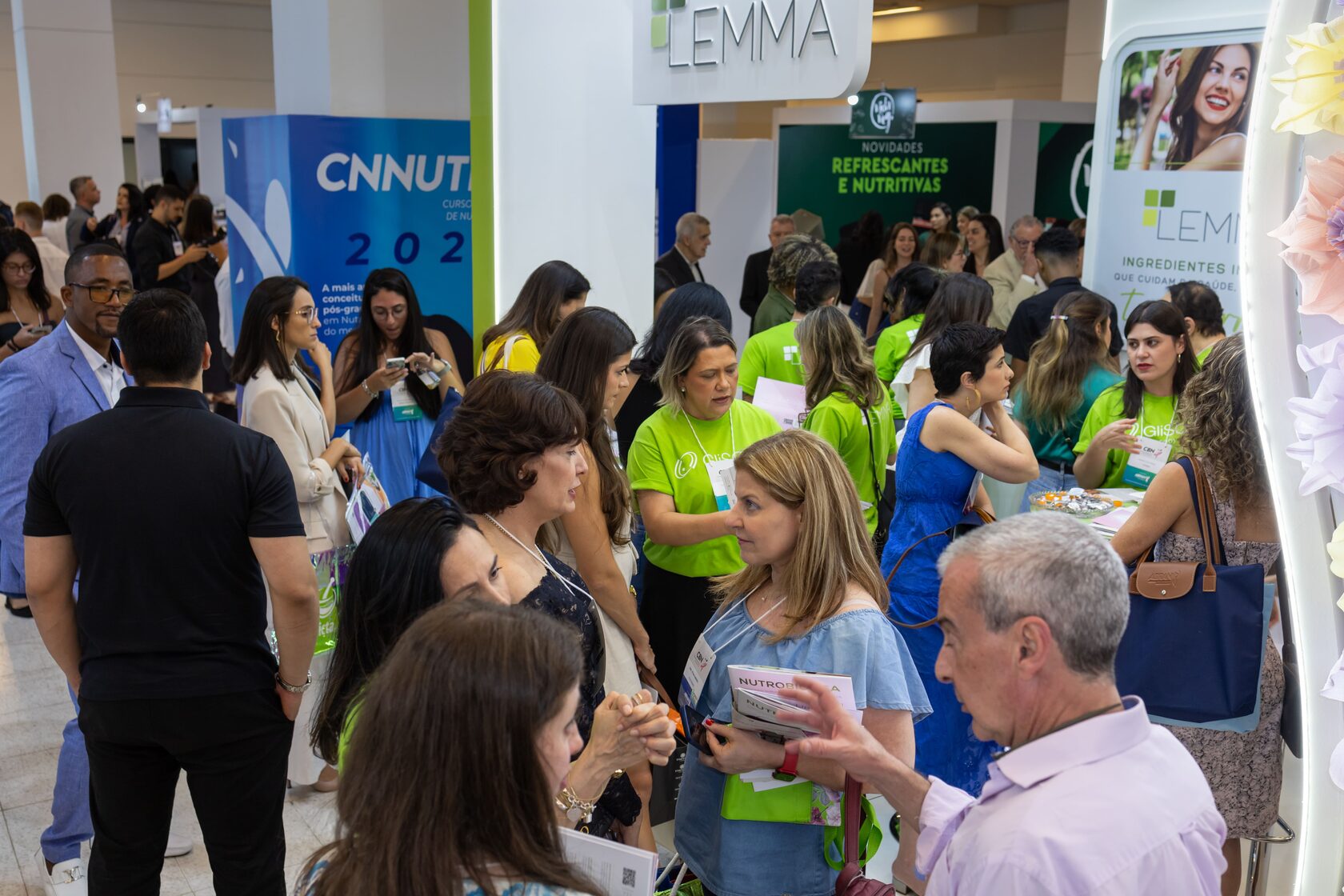 Imagem da LEMMA no evento do Congresso Brasileiro de Nutrologia junto com a Associação Brasileira de Nutrologia